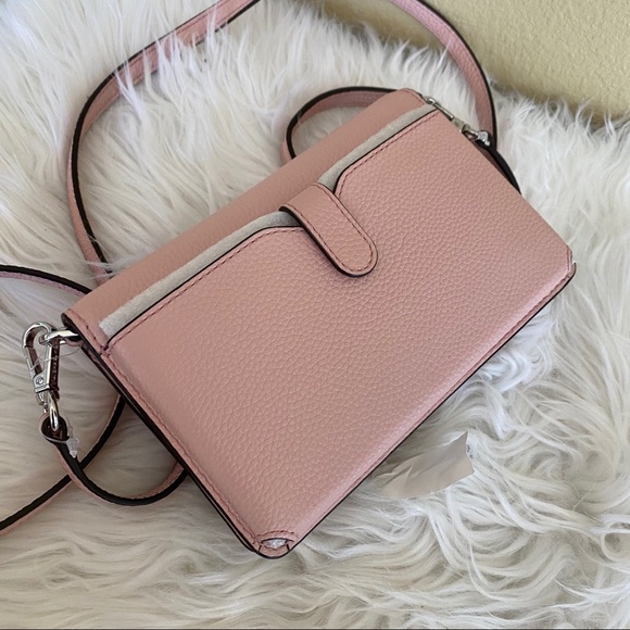 New Michael Kors pebble leather wallet crossbody bag - Picture 5 of 13
